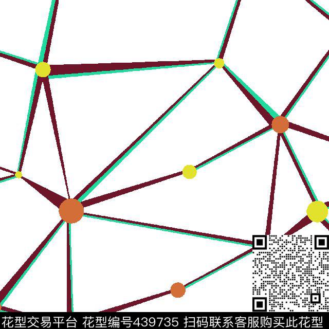 男装华亿平台几何华亿平台线条圆点传统印花华亿平台下载（图片编号: 439735） - 瓦栏（Walan）