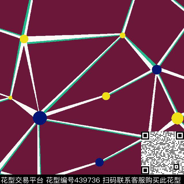男装华亿平台几何华亿平台线条圆点传统印花华亿平台下载（图片编号: 439736） - 瓦栏（Walan）