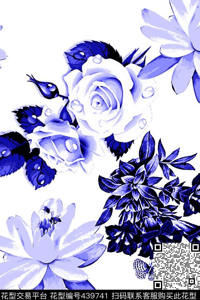 青春清纯冰数码印花华亿平台下载（图片编号: 439741） - 瓦栏（Walan）