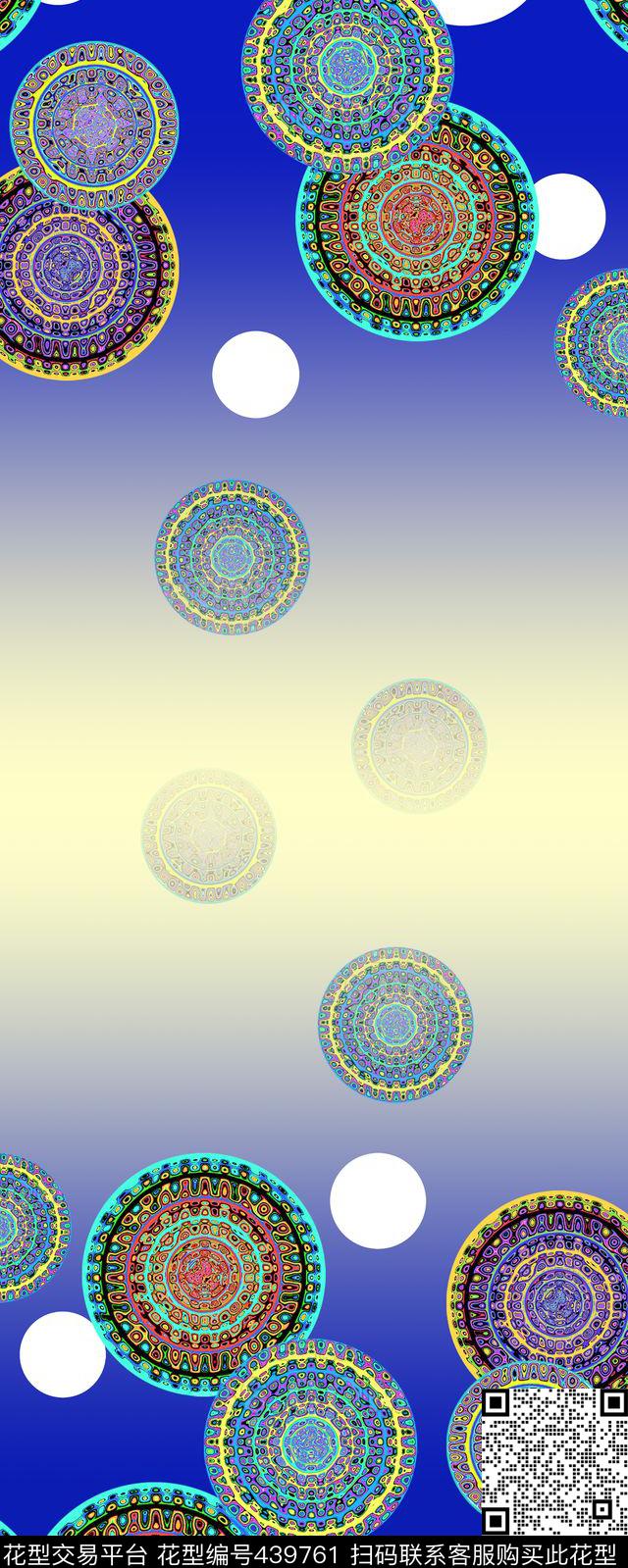 几何欧式圈圈传统印花华亿平台下载（图片编号: 439761） - 瓦栏（Walan）