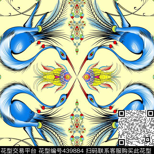 抽象方巾复古传统印花华亿平台下载（图片编号: 439884） - 瓦栏（Walan）