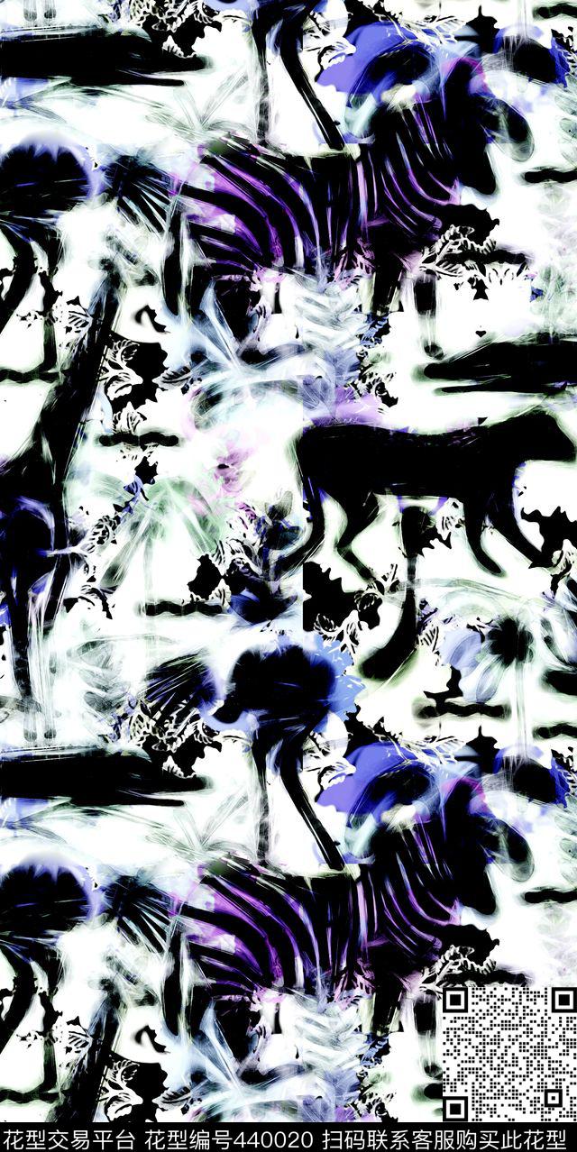 动物群居共享数码印花华亿平台下载（图片编号: 440020） - 瓦栏（Walan）