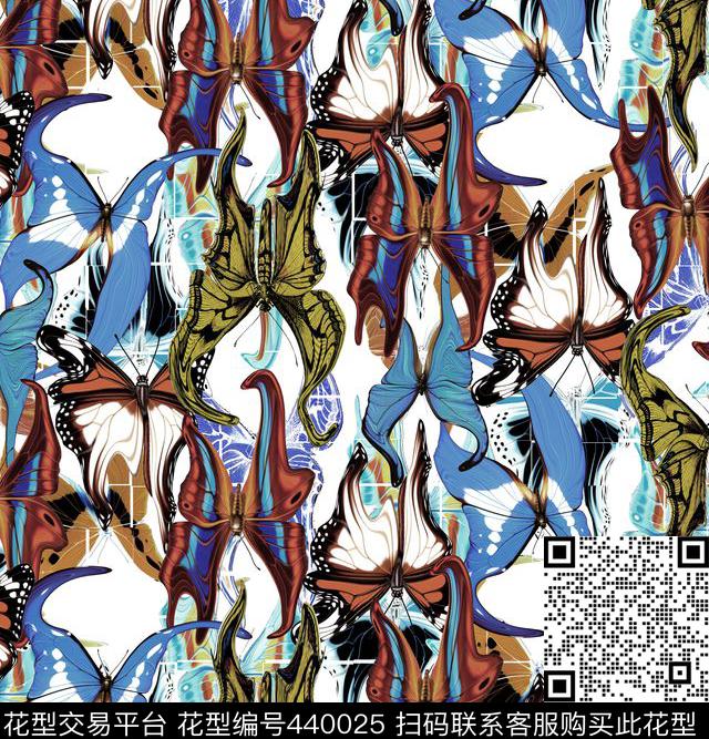 大牌数码印花流动时尚抽象数码印花华亿平台下载（图片编号: 440025） - 瓦栏（Walan）