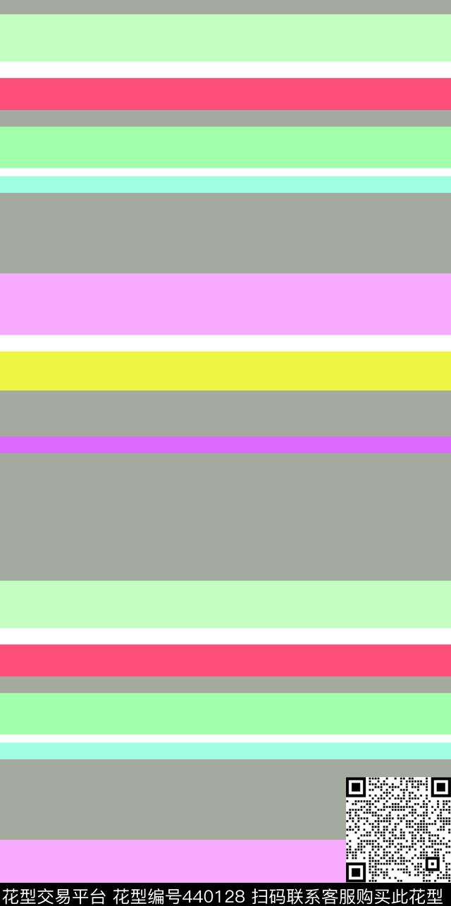 几何图形条纹黑白配传统印花华亿平台下载（图片编号: 440128） - 瓦栏（Walan）