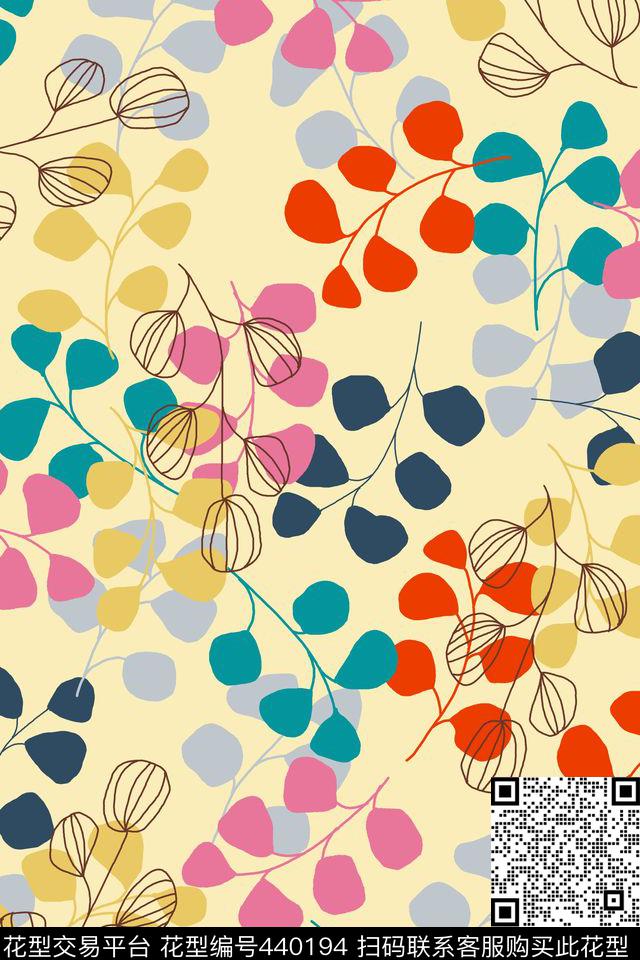 女装时尚花卉传统印花华亿平台下载（图片编号: 440194） - 瓦栏（Walan）