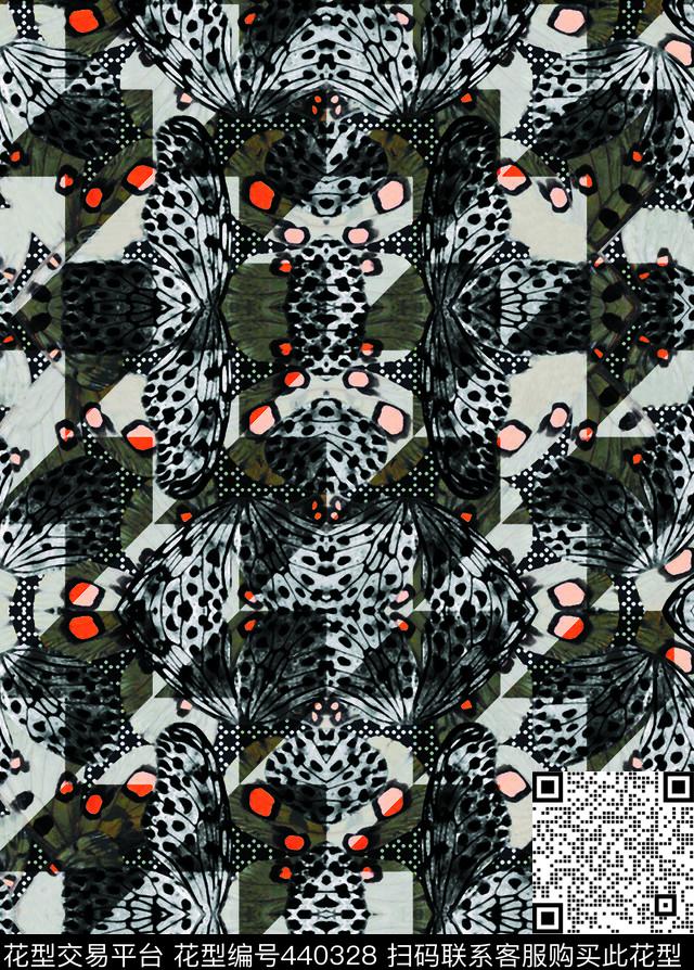 豹纹动物飞行动物数码印花华亿平台下载（图片编号: 440328） - 瓦栏（Walan）