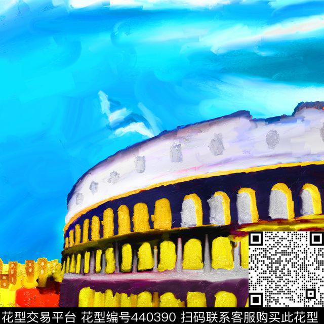 花抽象欧美数码印花华亿平台下载（图片编号: 440390） - 瓦栏（Walan）