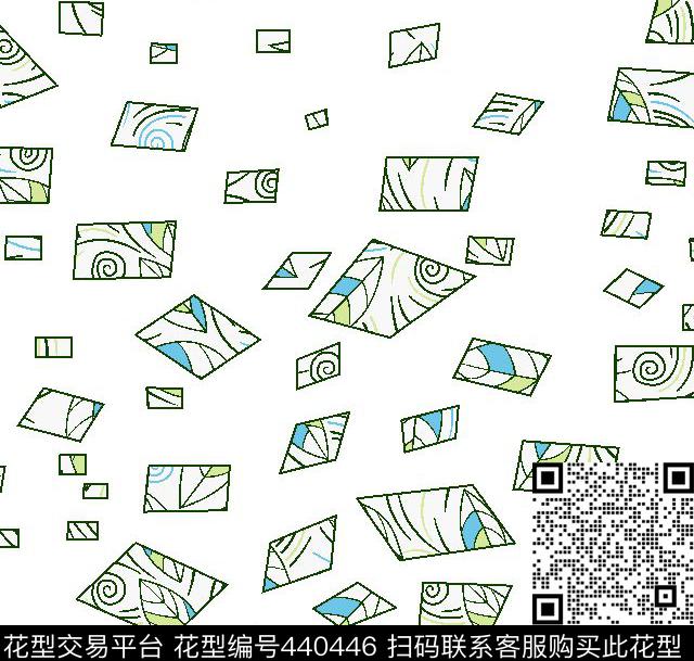 时尚简单花卉传统印花华亿平台下载（图片编号: 440446） - 瓦栏（Walan）