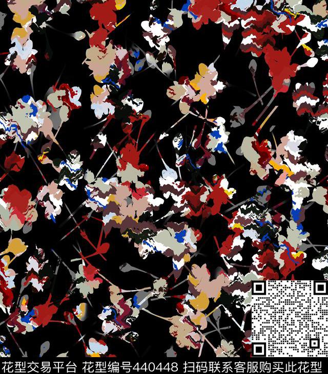 潮流复古女装华亿平台数码印花华亿平台下载（图片编号: 440448） - 瓦栏（Walan）