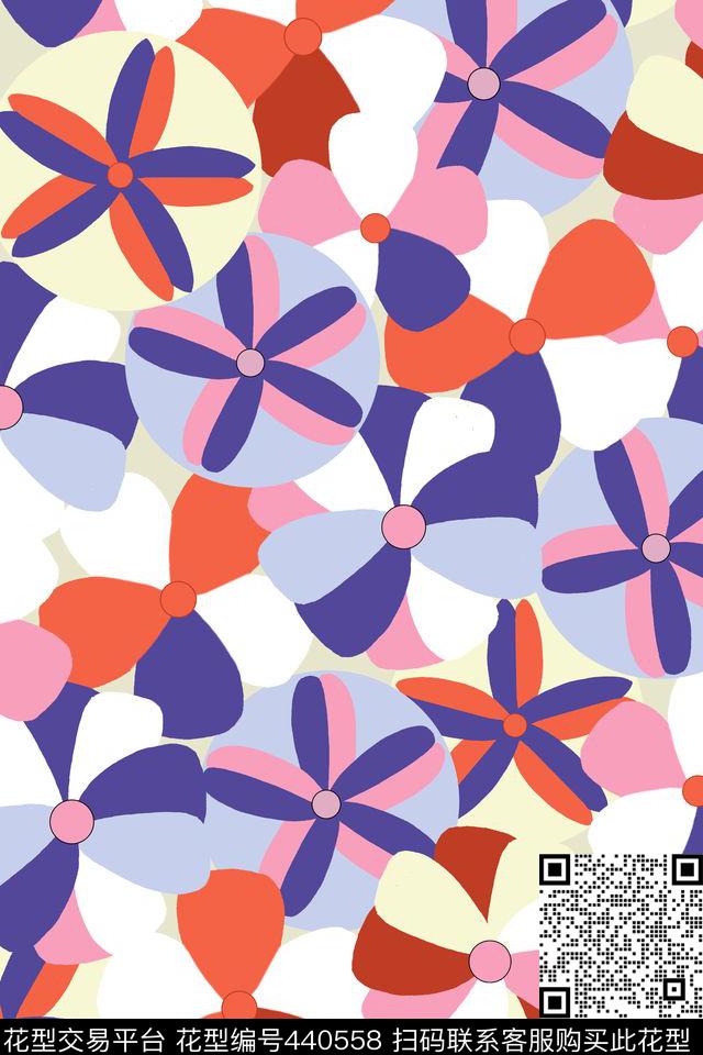 几何色块时尚传统印花华亿平台下载（图片编号: 440558） - 瓦栏（Walan）