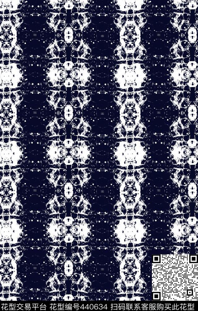 光晕花优雅珠光宝石传统印花华亿平台下载（图片编号: 440634） - 瓦栏（Walan）