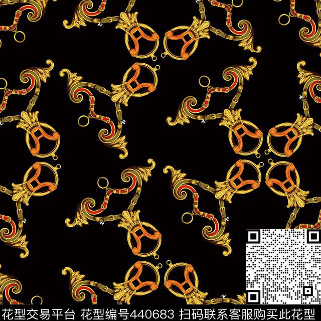 抽象花金属数码印花华亿平台下载（图片编号: 440683） - 瓦栏（Walan）