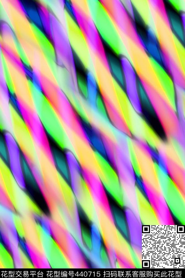 幻彩条纹抽象条纹各种衬衣数码印花华亿平台下载（图片编号: 440715） - 瓦栏（Walan）