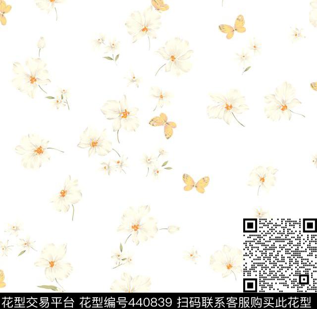 流行时尚简约清新小碎花数码印花华亿平台下载（图片编号: 440839） - 瓦栏（Walan）