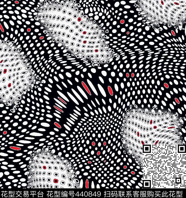 简单大方时尚传统印花华亿平台下载（图片编号: 440849） - 瓦栏（Walan）