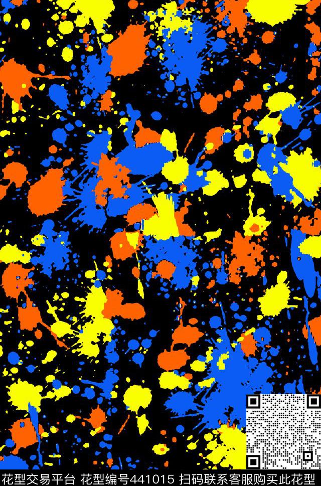 油墨喷漆泼洒传统印花华亿平台下载（图片编号: 441015） - 瓦栏（Walan）