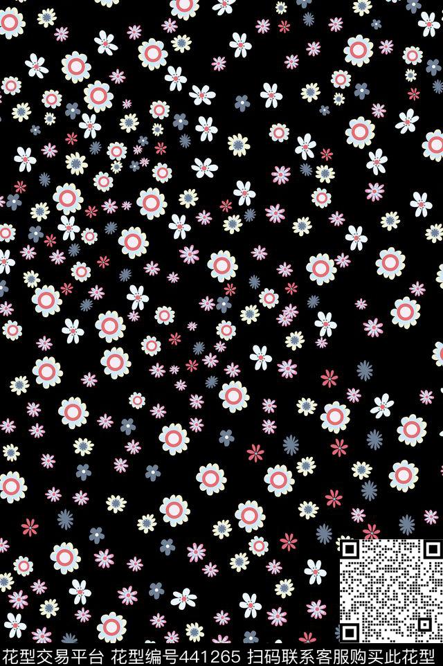 复古时尚清新小碎花小花朵传统印花华亿平台下载（图片编号: 441265） - 瓦栏（Walan）