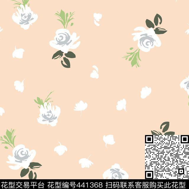 田园手绘小碎花传统印花华亿平台下载（图片编号: 441368） - 瓦栏（Walan）