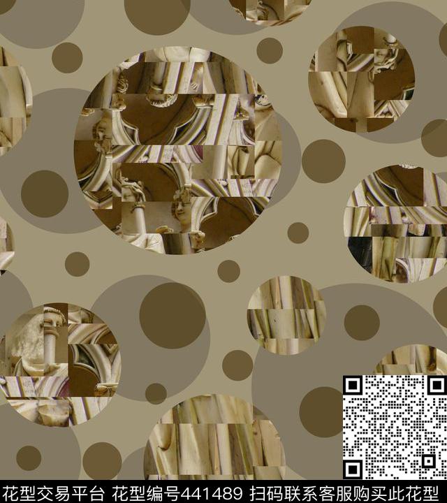 波点潮流几何数码印花华亿平台下载（图片编号: 441489） - 瓦栏（Walan）