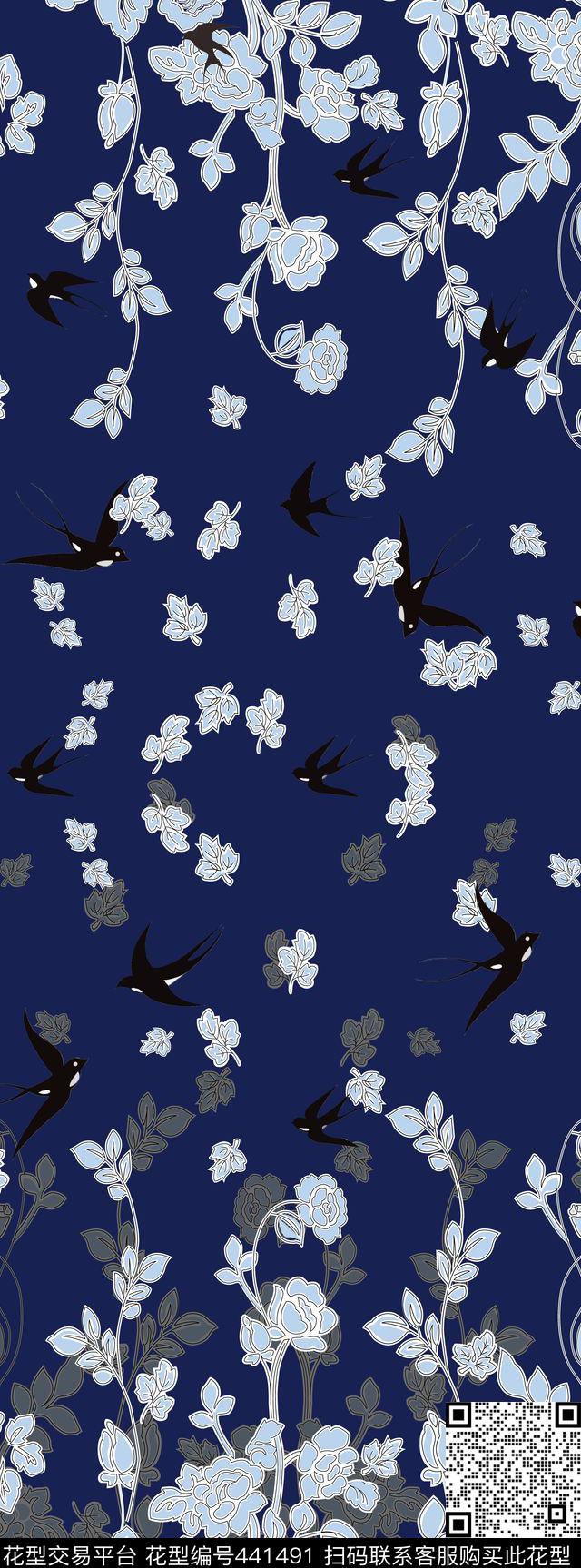 动物花边流行时尚传统印花华亿平台下载（图片编号: 441491） - 瓦栏（Walan）