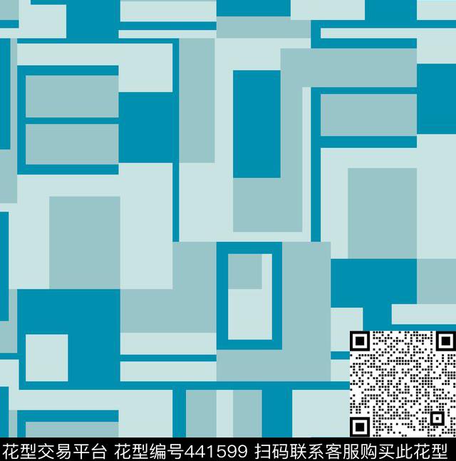 乱格格子方格传统印花华亿平台下载（图片编号: 441599） - 瓦栏（Walan）