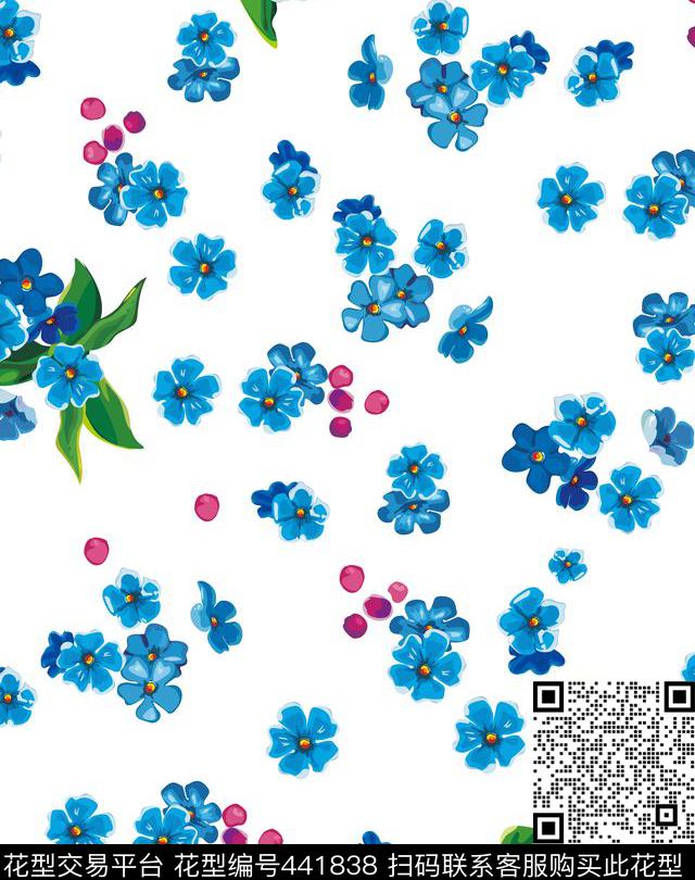 小碎花传统印花华亿平台下载（图片编号: 441838） - 瓦栏（Walan）