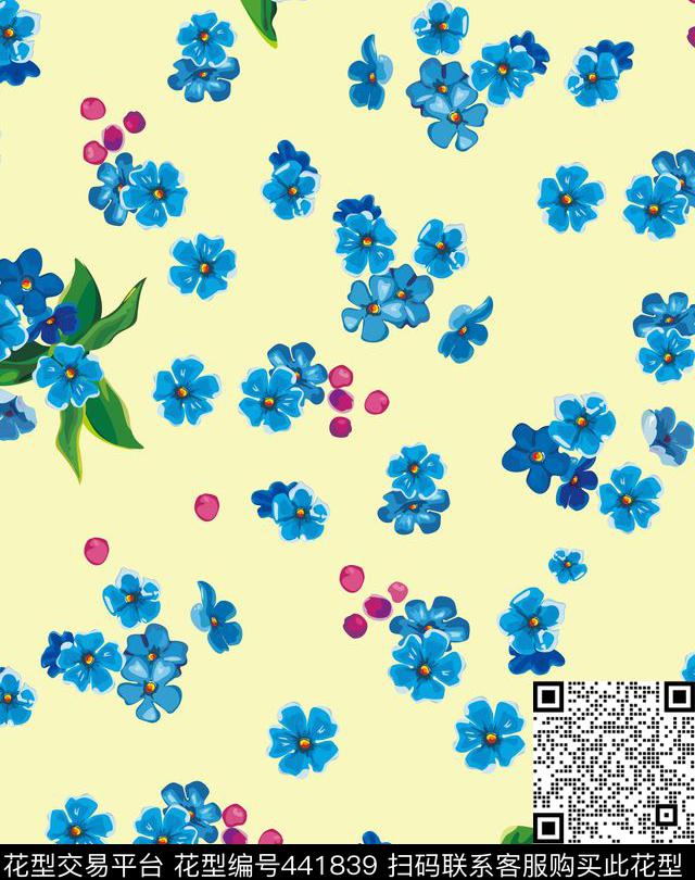 小碎花传统印花华亿平台下载（图片编号: 441839） - 瓦栏（Walan）