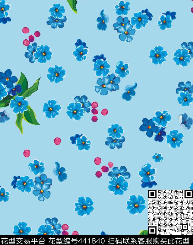 小碎花传统印花华亿平台下载（图片编号: 441840） - 瓦栏（Walan）