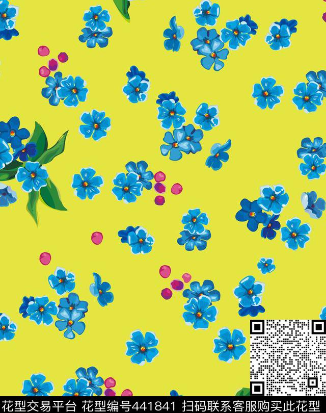 小碎花传统印花华亿平台下载（图片编号: 441841） - 瓦栏（Walan）