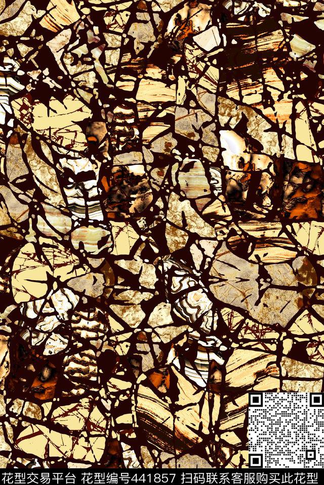 大理石纹路纹理国际流行色小清新时尚数码印花华亿平台下载（图片编号: 441857） - 瓦栏（Walan）