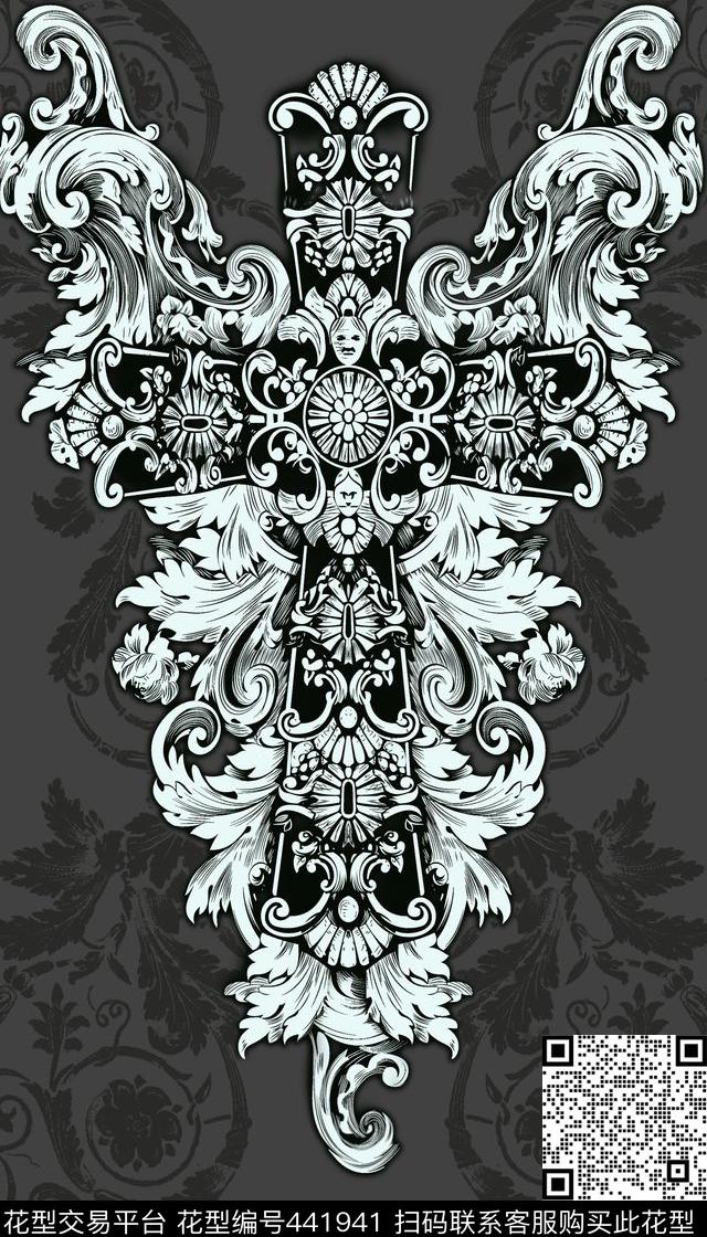 休闲清新分色传统印花华亿平台下载（图片编号: 441941） - 瓦栏（Walan）