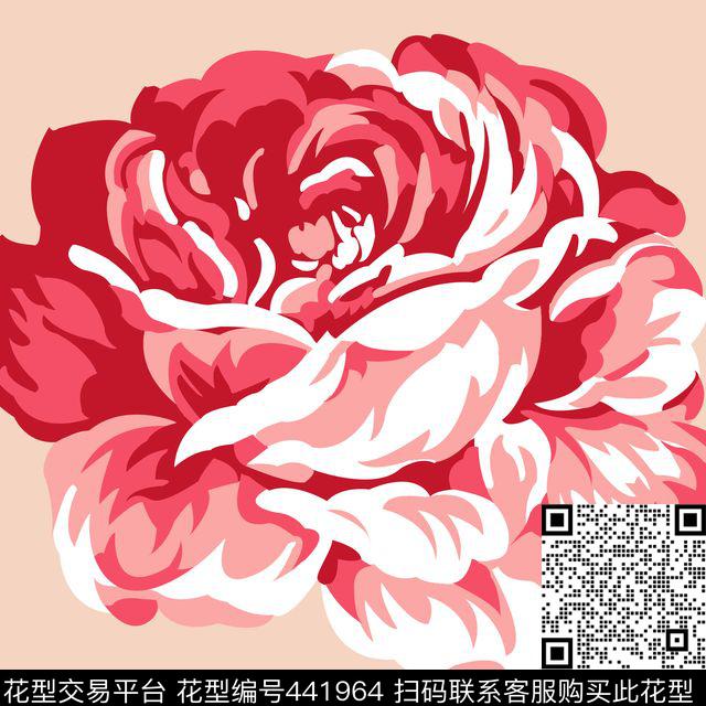 花卉图案rug被单图案数码印花华亿平台下载（图片编号: 441964） - 瓦栏（Walan）