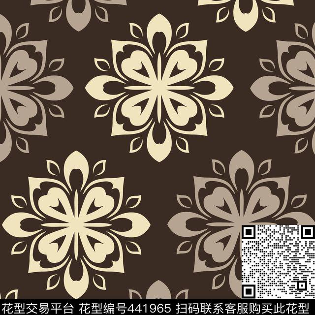 花卉图案rug被单图案数码印花华亿平台下载（图片编号: 441965） - 瓦栏（Walan）