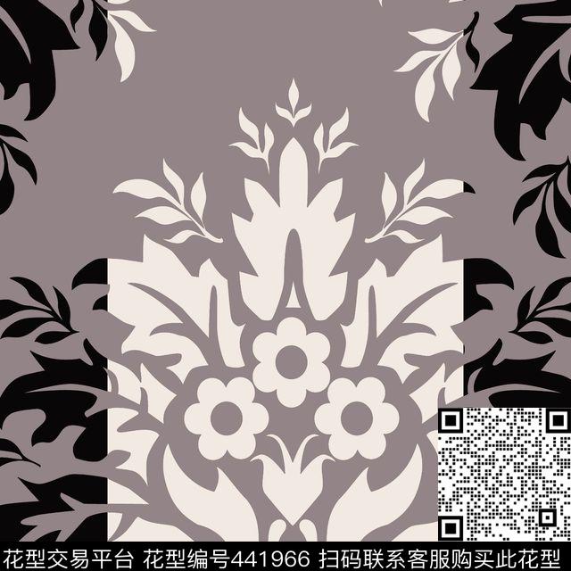 花卉图案rug被单图案数码印花华亿平台下载（图片编号: 441966） - 瓦栏（Walan）