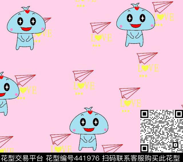 儿童卡通漫画传统印花华亿平台下载（图片编号: 441976） - 瓦栏（Walan）