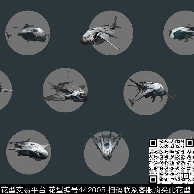 潮流复古波点数码印花华亿平台下载（图片编号: 442005） - 瓦栏（Walan）