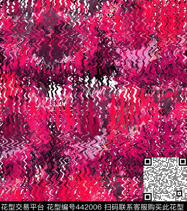 潮流抽象肌理数码印花华亿平台下载（图片编号: 442006） - 瓦栏（Walan）