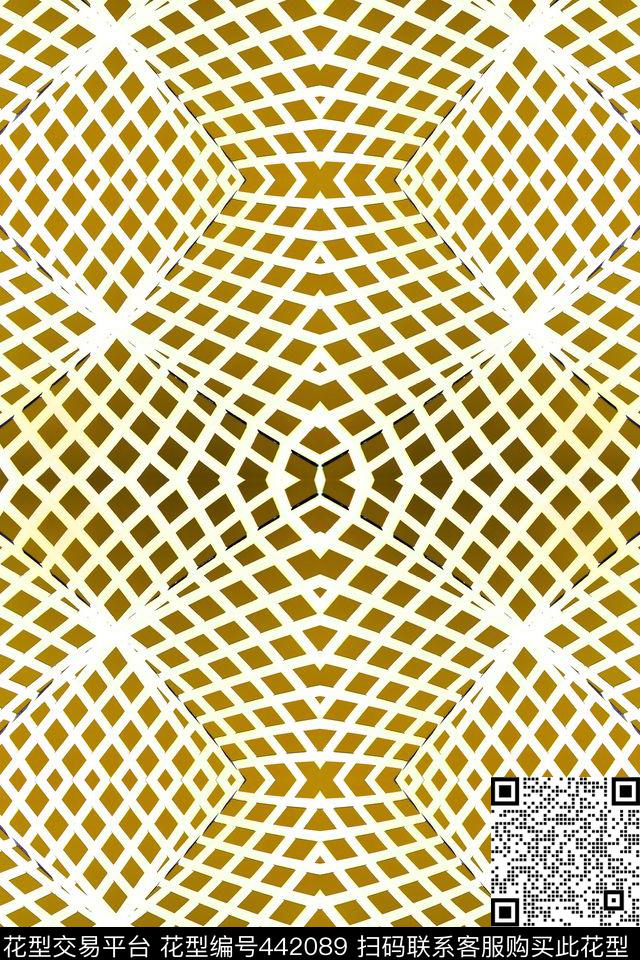 几何格纹男装传统印花华亿平台下载（图片编号: 442089） - 瓦栏（Walan）