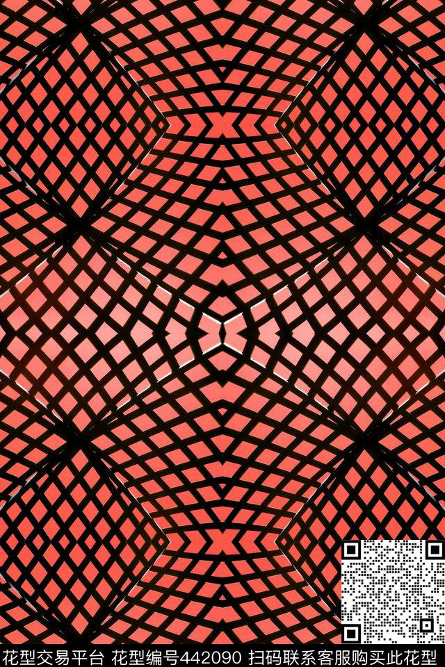 几何格纹男装传统印花华亿平台下载（图片编号: 442090） - 瓦栏（Walan）