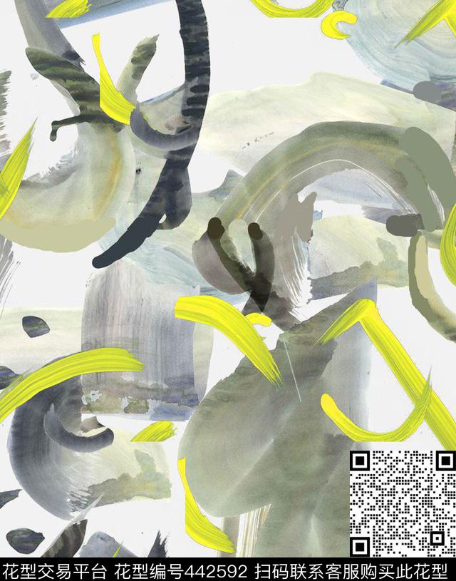 潮流衬衫华亿平台复古数码印花华亿平台下载（图片编号: 442592） - 瓦栏（Walan）