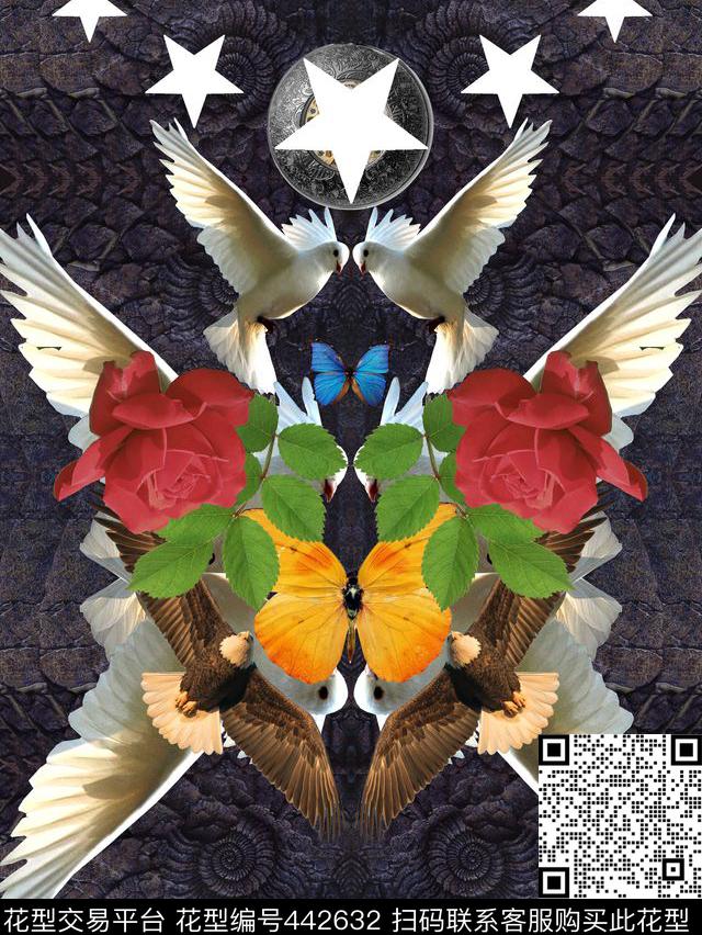 潮流复古卫衣华亿平台数码印花华亿平台下载（图片编号: 442632） - 瓦栏（Walan）