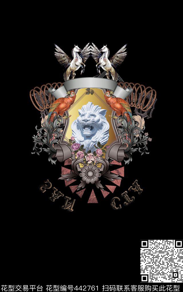 大牌定位男装复古花边数码印花华亿平台下载（图片编号: 442761） - 瓦栏（Walan）