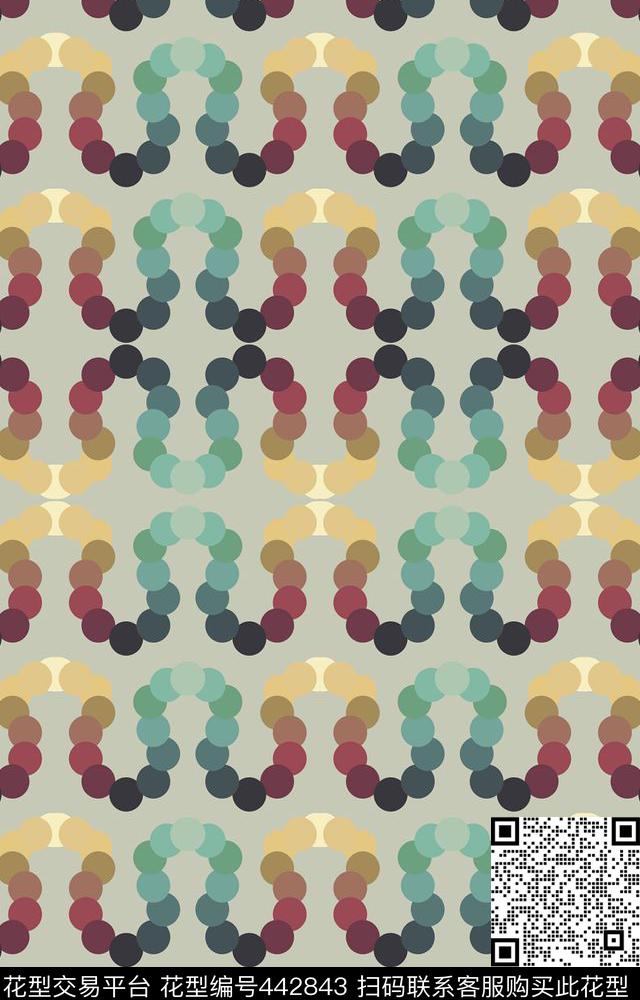 空间感强有方向性颜色多样数码印花华亿平台下载（图片编号: 442843） - 瓦栏（Walan）