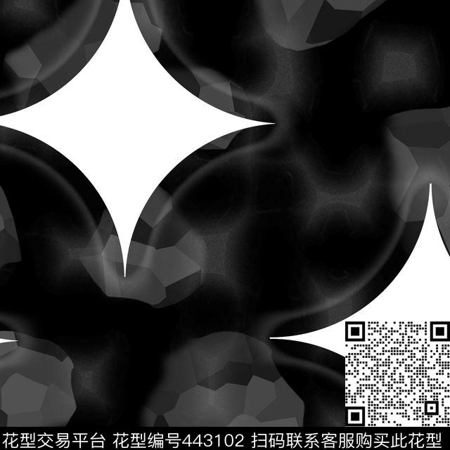 星空未来主义几何图案数码印花华亿平台下载（图片编号: 443102） - 瓦栏（Walan）