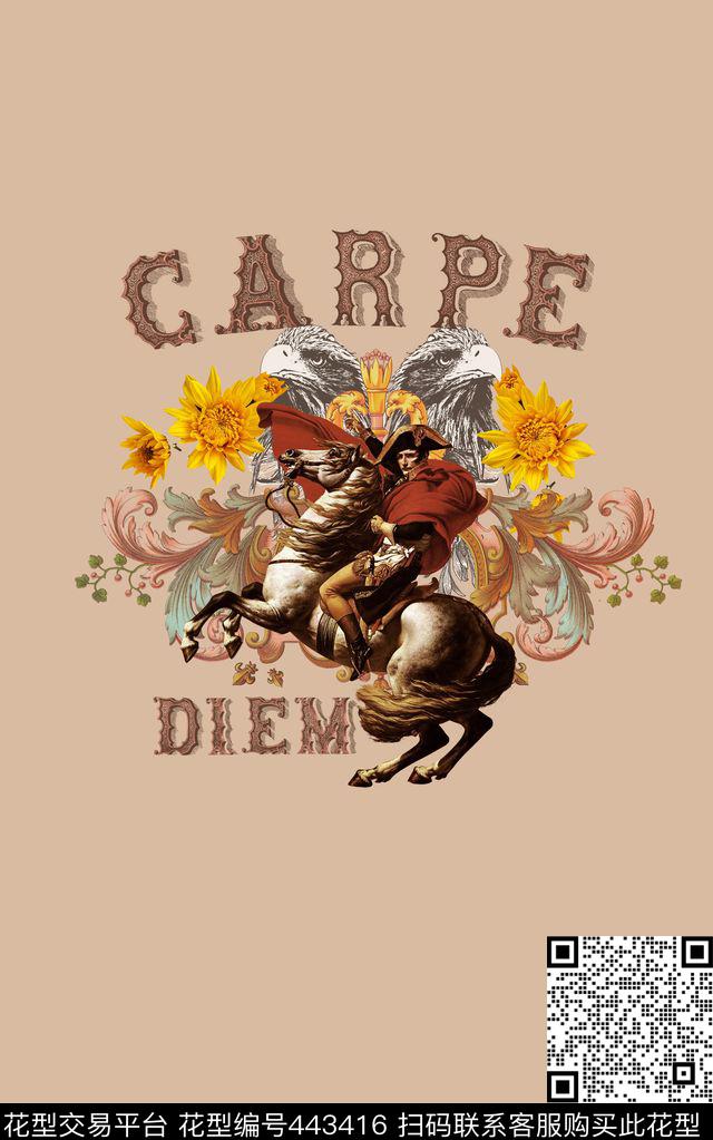 潮流大牌定位复古花纹数码印花华亿平台下载（图片编号: 443416） - 瓦栏（Walan）