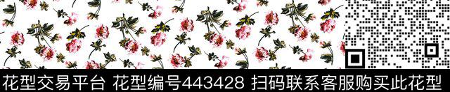 复古花卉欧美传统印花华亿平台下载（图片编号: 443428） - 瓦栏（Walan）