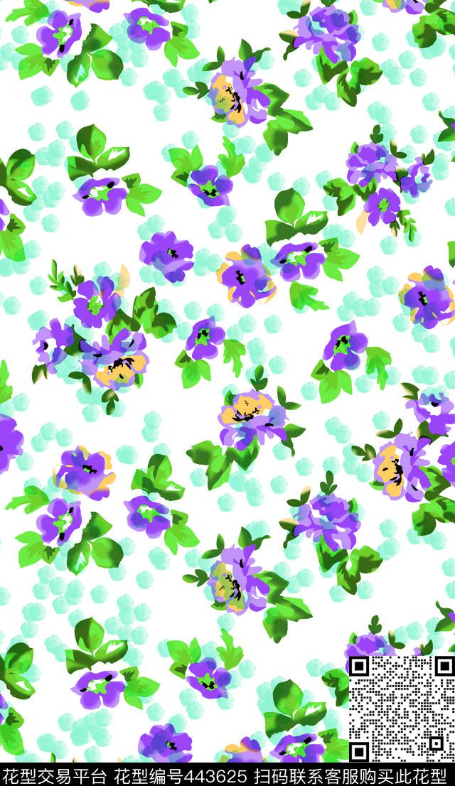 女装清爽唯美传统印花华亿平台下载（图片编号: 443625） - 瓦栏（Walan）