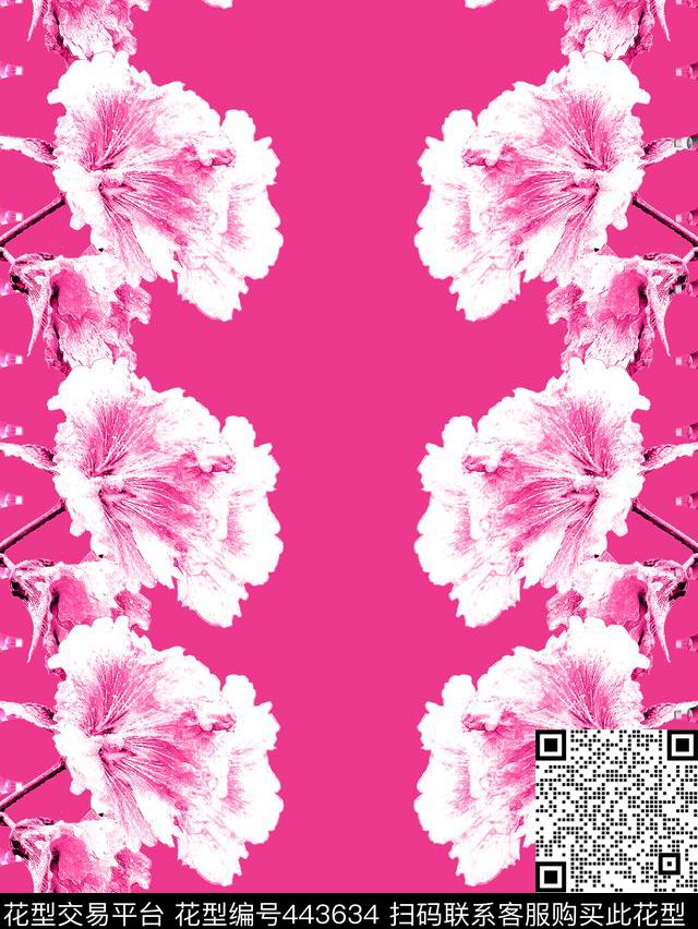 花朵简约时尚降落伞传统印花华亿平台下载（图片编号: 443634） - 瓦栏（Walan）