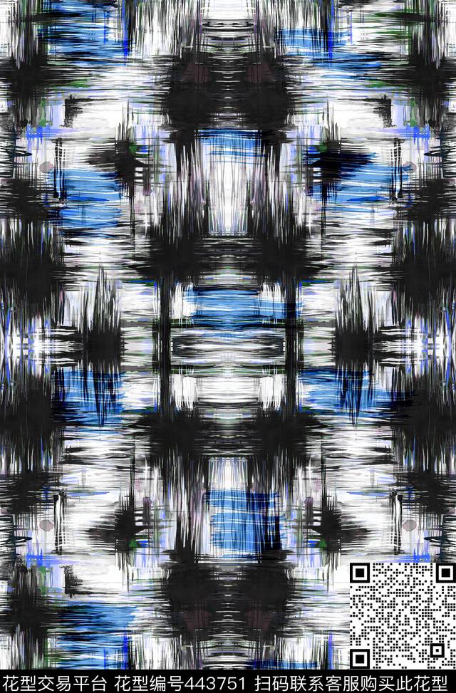 OscarDeLaRenta抽象大牌数码印花华亿平台下载（图片编号: 443751） - 瓦栏（Walan）