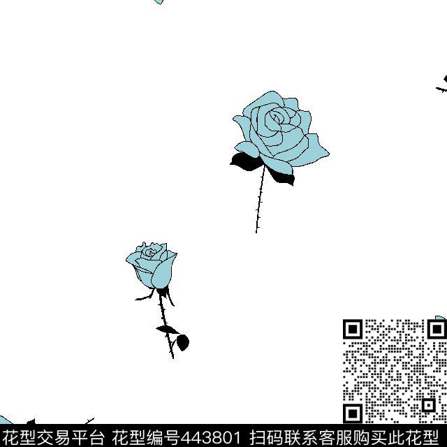 男装华亿平台素色主义简单花卉传统印花华亿平台下载（图片编号: 443801） - 瓦栏（Walan）